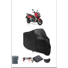 Breen Rks Reale 125 Uyumlu Siyah Motorsiklet Branda, Motor Örtüsü