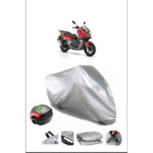 Rks Reale 125 Arka Çanta Uyumlu Motosiklet Branda Su Geçirmez Dayanıklı Kumaş