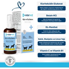 Onevet Kedi ve Köpekler Için Ağız ve Diş Bakımı Destekleyici Damla 50 ml