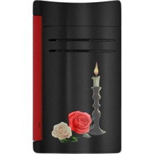 S.T. Dupont Maxijet Memento Mori Siyah Çakmak 20394