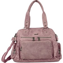 Louisiana Polo Bolsas Kadın Omuz Çanta Pudra 1036