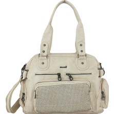 Louisiana Polo Bolsas Kadın Omuz Çanta Bej 1036