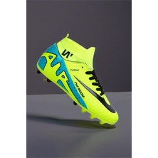 W25Y Ar Boom Çoraplı Erkek Krampon Halı Saha Ayakkabısı