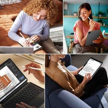 Fogy Apple iPad Air 13INÇ M3 Çipli 2025 Uyumlu Magic Uyumlu Touchpad Işıklı Klavyeli Kılıf
