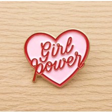 Dream Butik Pembe Kalp Broş