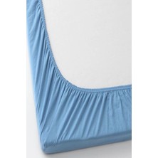 North Online 60  x 120 + 15 cm Pamuklu ve Lastikli Fittet Penye Bebek Çarşafı