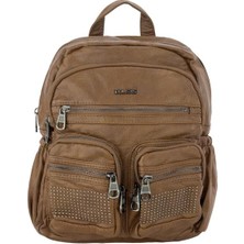 Louisiana Polo Bolsas Kadın Sırt Çanta Taba 1026