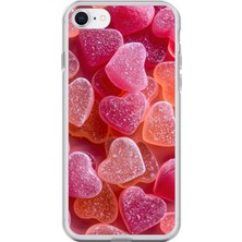 Dali Design iPhone 6s Uyumlu Şeffaf Kılıf Şeker Tasarımlı