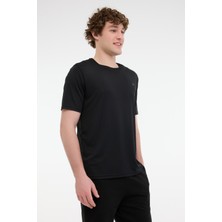 Kinetix MB Pes C 11SN225 5fx Siyah Erkek Kısa Kol T-Shirt