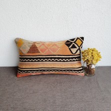 El Dokuma Kilim Kırlent Kılıfı 30X50 cm