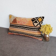 El Dokuma Kilim Kırlent Kılıfı 30X50 cm