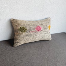 El Dokuma Kilim Kırlent Kılıfı 30X50 cm
