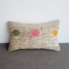 El Dokuma Kilim Kırlent Kılıfı 30X50 cm