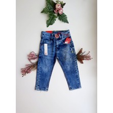 Bayhas Erkek Çocuk Kot Pantolon Jeans Mavi 1-4 Yaş