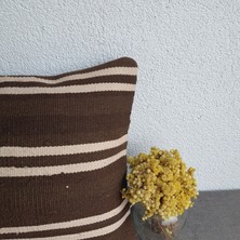 El Dokuma Kilim Kırlent Kılıfı 40X40 cm