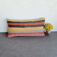 El Dokuma Kilim Kırlent Kılıfı 30X60 cm