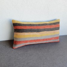 El Dokuma Kilim Kırlent Kılıfı 30X60 cm