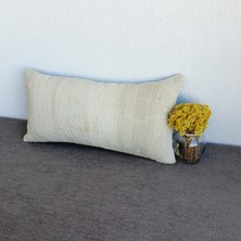 El Dokuma Kilim Kırlent Kılıfı 30X60 cm