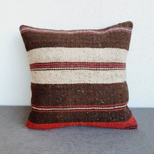 El Dokuma Kilim Kırlent Kılıfı 40X40 cm