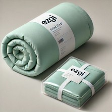 Ezgi Tek Kişilik 120 x 200 Yataklar Için Ranforce Lastikli Çarşaf ve Yastık Kılıfı