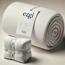 Ezgi 140'LIK Yataklar Için 140 x 200 Beyaz Ranforce Lastikli Çarşaf ve Yastık Kılıfı