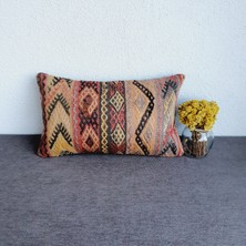 El Dokuma Kilim Kırlent Kılıfı 30X50 cm