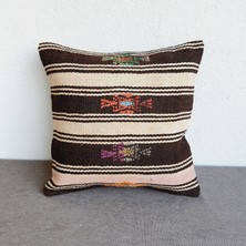 El Dokuma Kilim Kırlent Kılıfı 40X40 cm