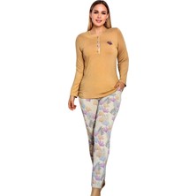 Limissi Viskon Alt Desenli Pijama Takımı