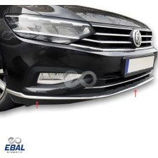 Ebal Oto Vw Passat 3c B8,5 Krom Ön Tampon Alt Çıta 3 Prç. 2019 Ve Üzeri P.Çelik