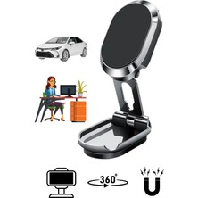 Blackbird Game Center Katlanabilir Süper Güçlü Mıknatıslı Yapışkanlı Araç Telefon Tutucu HP-A32