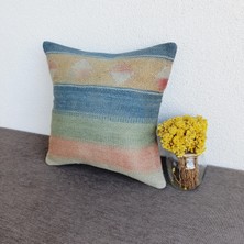 El Dokuma Kilim Kırlent Kılıfı 40X40 cm