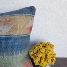 El Dokuma Kilim Kırlent Kılıfı 40X40 cm