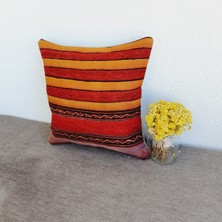 El Dokuma Kilim Kırlent Kılıfı 40X40 cm