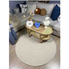 Hasır Jüt Iskandinav Bohem Tarz El Örmesi Kilim