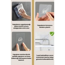 MAİN SHOP Yapışkanlı 3 Katlı Paslanmaz Metal Köşe Banyo,duş Rafı,şampuanlık Duş Banyo Mutfak Köşesi Tk-03