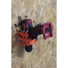 3D Printer Sepeti 32'li Hex Bits Tutucu ve Matkap Askısı