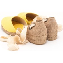 Star Tombis Elişi Hasır Jüt Bileğe Bağlı Ipli Günlük Kadın Espadril Handmade