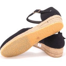 Star Tombis Elişi Hasır 3cm Topuklu Bantlı Günlük Kadın Espadril Handmade