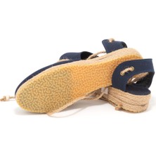 Star Tombis Elişi Hasır Jüt Bileğe Bağlı Ipli Günlük Kadın Espadril Handmade