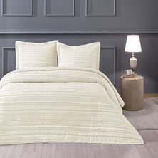 Linens Gorgeous Çift Kişilik Yatak Örtüsü Seti Beyaz