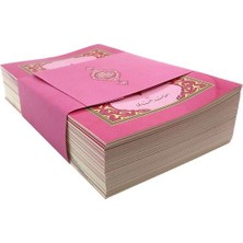 30 Cüz Hatim Seti Kuran-I Kerim Orta Boy (Pembe, Karton Kapak, Kutulu) - Cüz Cüz Kuran - Risale Mağazası