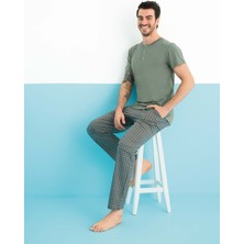 Aydoğan 250151 Erkek Modal  K.kol Pijama Takımı