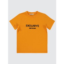 Civil Boys Erkek Çocuk Tişört 6-9 Yaş Açık Oranj