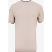 Fabrika Comfort Bisiklet Yaka Basic Düz Taş Erkek Kazak FC5SM-KZK 2049