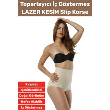Özel Üretim Iz Iç Göstermez Kaymaz  Şekillendirici Lazer Kesim Slip Korse