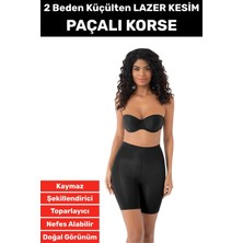 Özel Üretim Iz Iç Göstermez Kaymaz  Vücut Şekillendirici Lazer Kesim Paçalı Korse