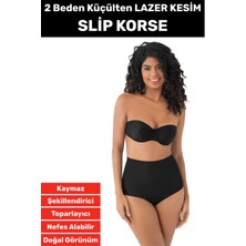 Wintoup Iz Iç Göstermez Kaymaz  Toparlayıcı Vücut Şekillendirici Lazer Kesim Slip Korse