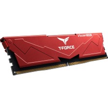 Team T-Force Vulcan Red 16GB 1X16GB 6000MHZ Ddr5 CL38 Gaming Ram (FLRD516G6000HC38G01)