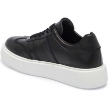 Tergan Siyah Hakiki Deri Kadın Sneaker - K25I1AY68021-A23