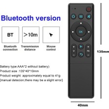 Journeyman1 M5 Bluetooth 5.2 Tv Uzaktan Kumanda Hava Fare Tv Kutusu Projektör ve Pc Akıllı Ev Için Kablosuz Kızılötesi Uzaktan Kumanda (Yurt Dışından)